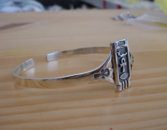 Silver Cartouche personalized jewelry