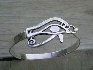Silver eye of horus Bracelet