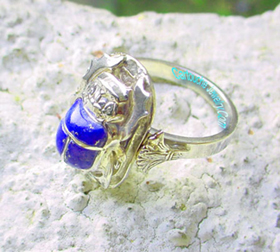 Silver Scarab Ring jewelry