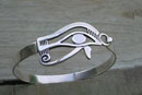 Silver Eye of Horus Bracelet