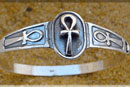 Silver Ankh Bracelet