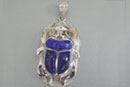 Silver Scarab Pendant